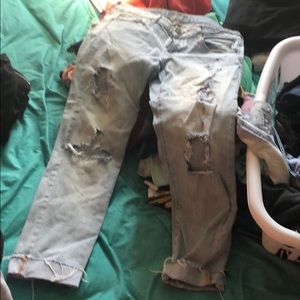 American Eagle distressed jeans